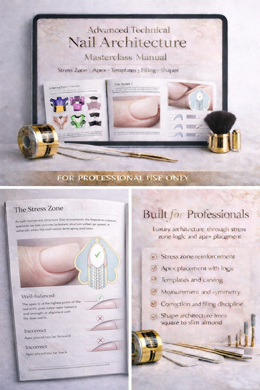 Advanced Nail Architecture Masterclass — Stress Zone, Apex, Templates, Filing & Shapes